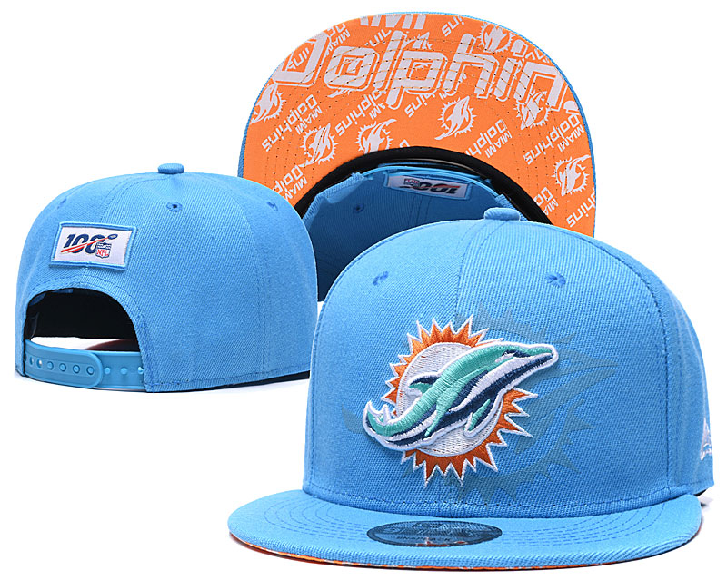 2020 NFL Miami Dolphins hat 3->->Sports Caps